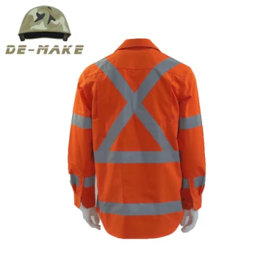 Ropa de trabajo fluorescente de los hombres de la ropa de trabajo de los útiles de la seguridad para los hombres y las mujeres T de alta visibilidad
